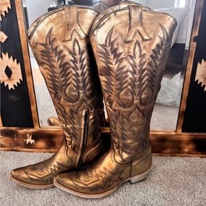 Gold Old Gringo boots